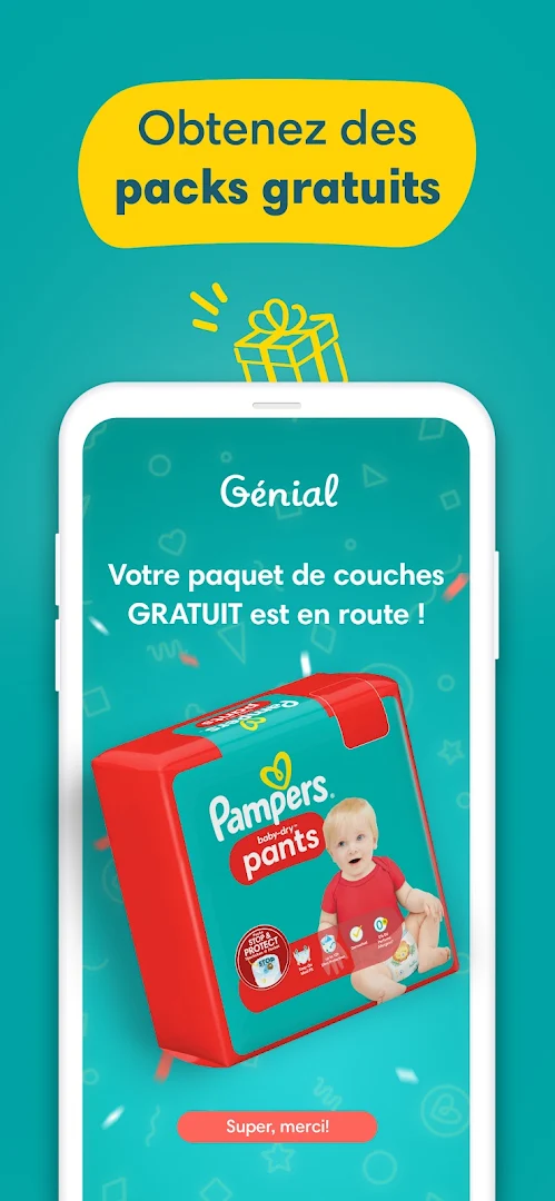 Pampers Club: réduction couche PC