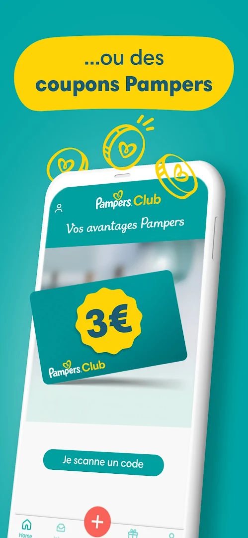 Pampers Club: réduction couche PC