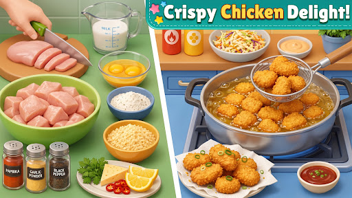 Kitchen Set Fun Cooking Time الحاسوب