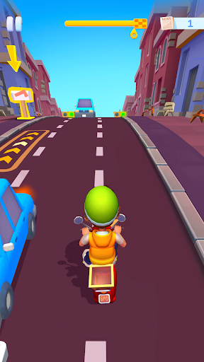 Paper Boy Race - لعبة سيارات