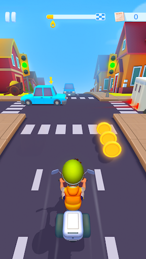 Paper Boy Race - لعبة سيارات