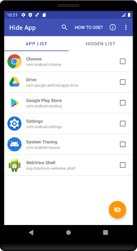 Hide Application পিসি