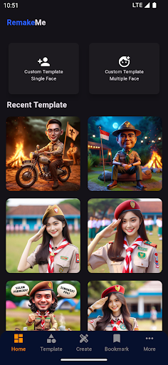 komputer RemakeMe : Face Swap AI Magic