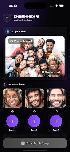komputer RemakeMe : Face Swap AI Magic