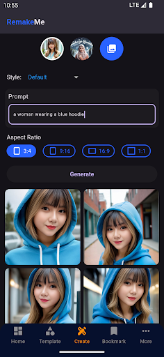 komputer RemakeMe : Face Swap AI Magic