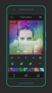 Text Art Photo الحاسوب