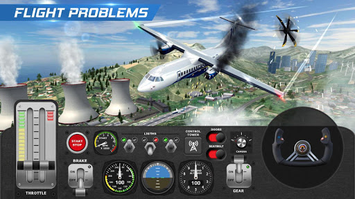 Flugzeug-Flugpilot-Simulator