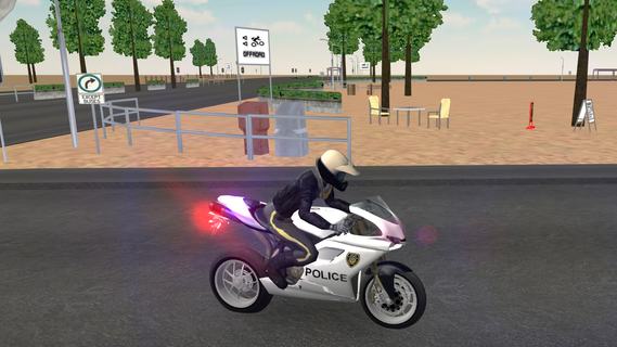 Police Motorbike Road Rider PC