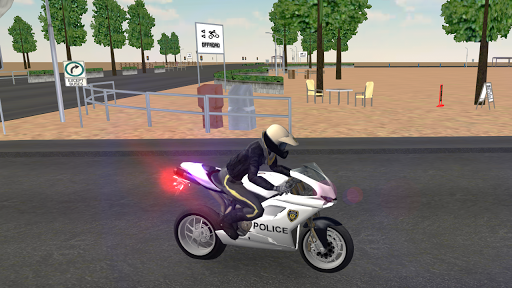 Police Motorbike Road Rider PC