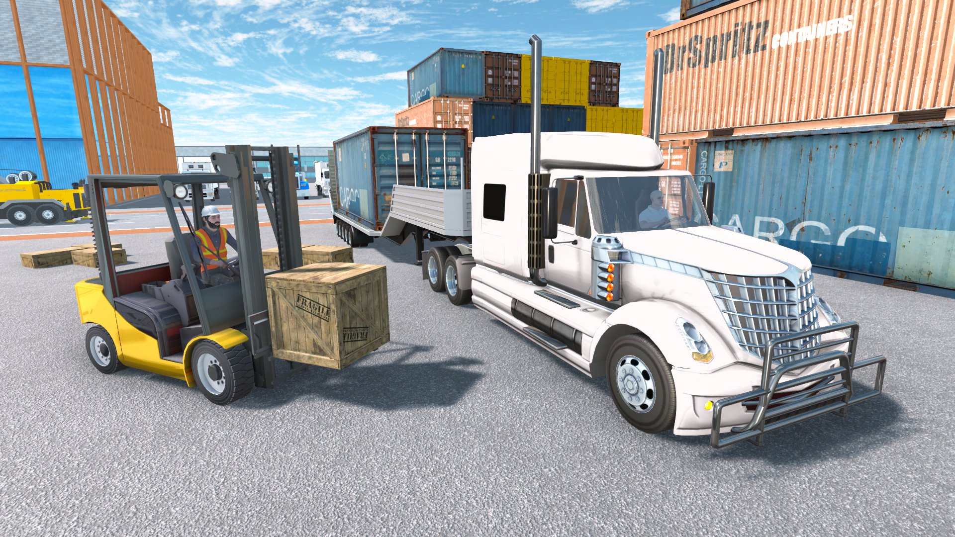 Игра truck driving simulator. Грузовики для immersive vehicles. Truck Driving Simulator Russia.