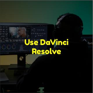 DaVinci Resolve for Beginer PC