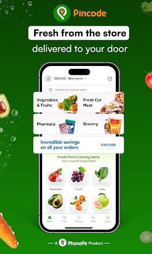 Pincode: Grocery Delivery App PC