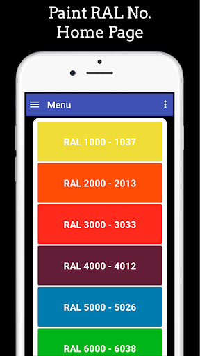 Paint RAL No پی سی