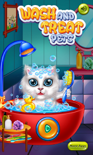 Wash and Treat Pets Kids Game
