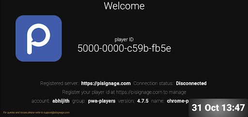 piSignage player2.0