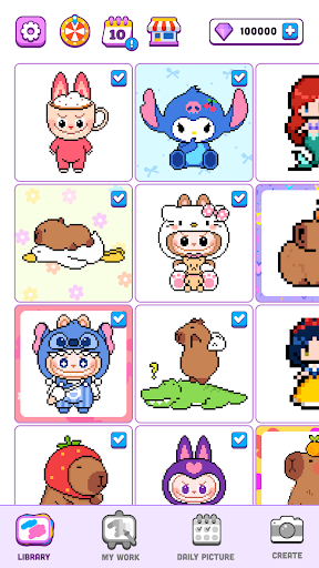 Happy Pixel Cute Coloring پی سی