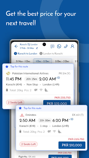 Sastaticket.pk Flights, Bus