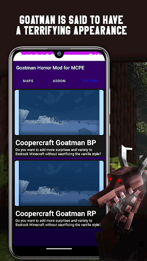 Goatman Horror Mod for MCPE