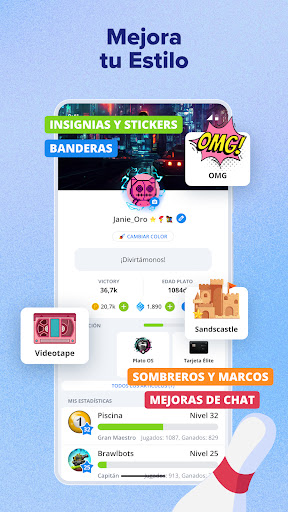 Plato: Juegos y Chats de Grupo