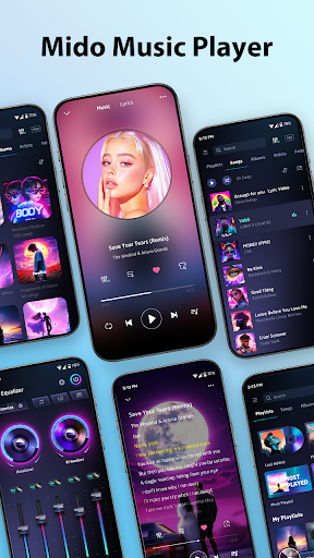 Mp3 মিউজিক প্লেয়ার - অডিও পিসি