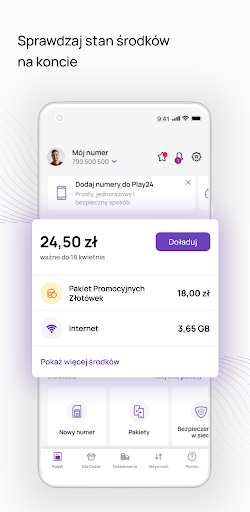 Play24: manage your account