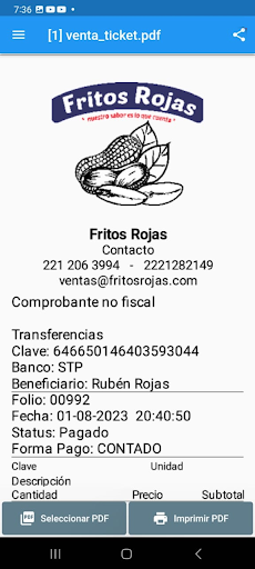 PrintDin Servicio de Impresión پی سی