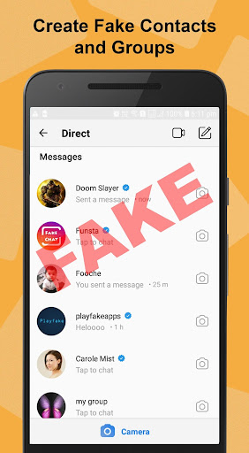 Funsta - Insta Fake Chat Post and Direct Prank