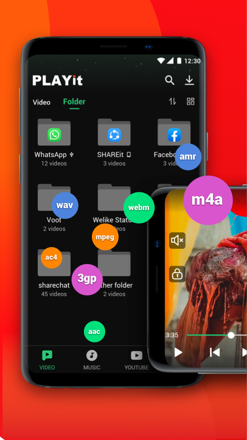 مشغل الفيديو- مشغل فيديو عالية الدقة لجميع الأنماط الحاسوب