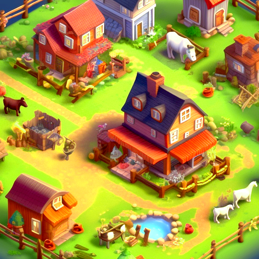 komputer Country Valley Farming Game