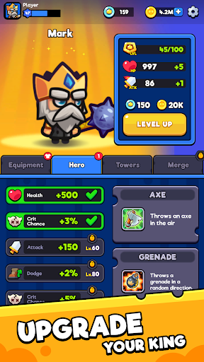 Tower King: Defense game
