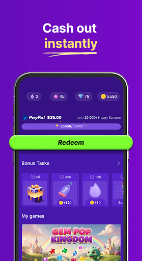 komputer Snakzy: Play Games, Earn Money