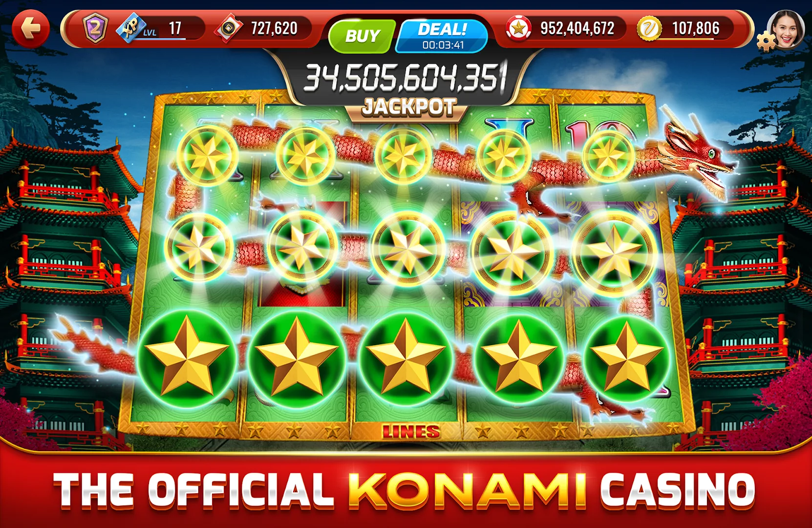 my KONAMI Slots - Free Vegas Casino Slot Machines PC