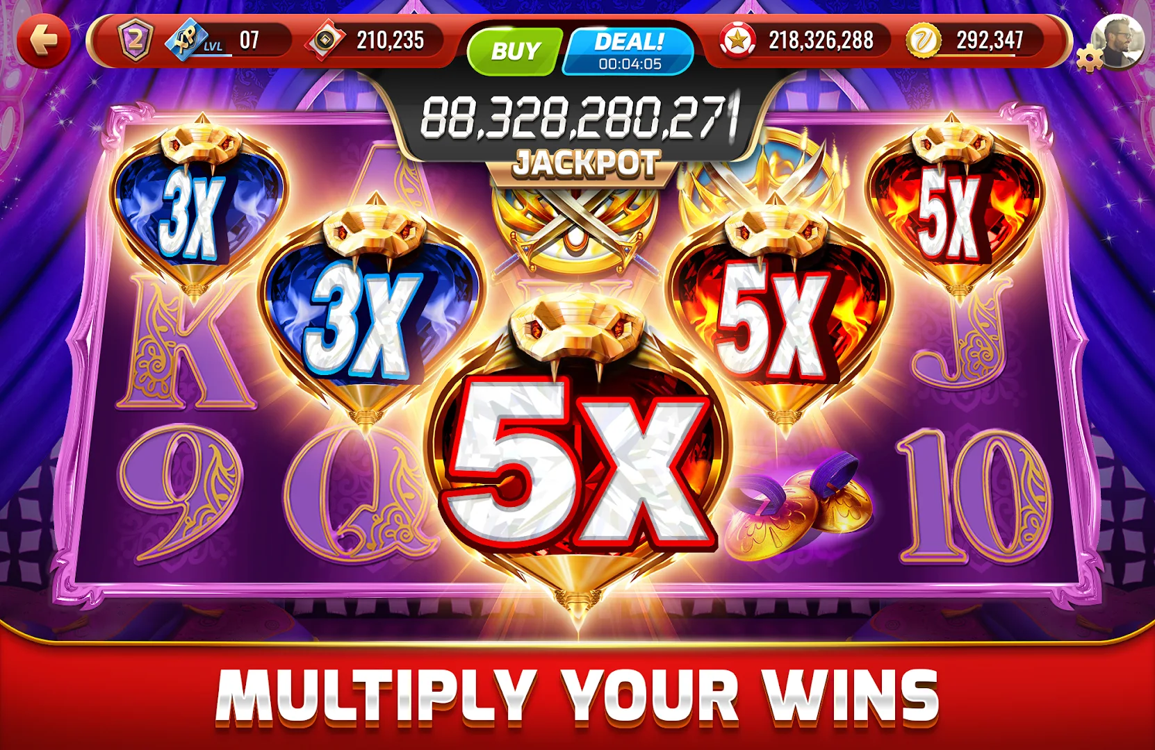 my KONAMI Slots - Free Vegas Casino Slot Machines PC