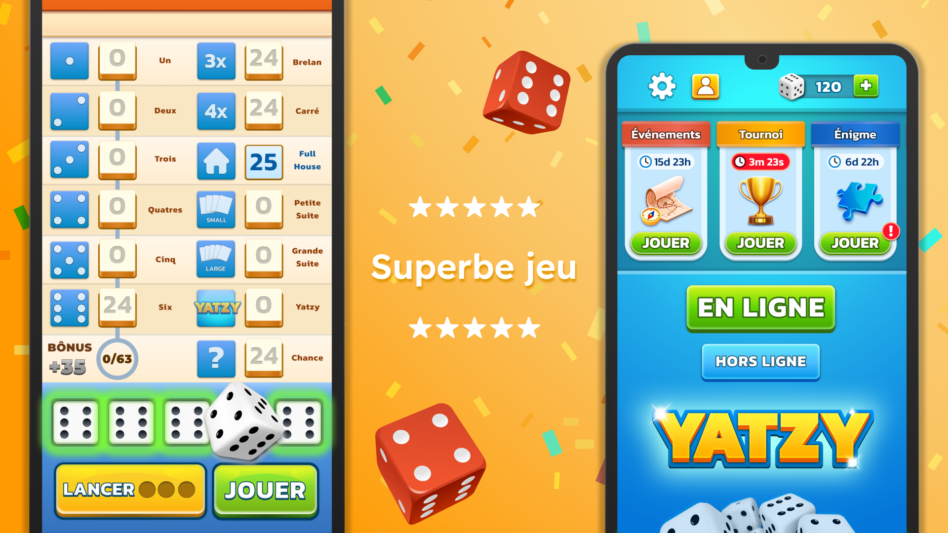 Yatzy - Jeu de dés PC