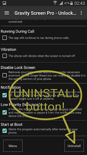 Gravity Screen - On/Off PC版
