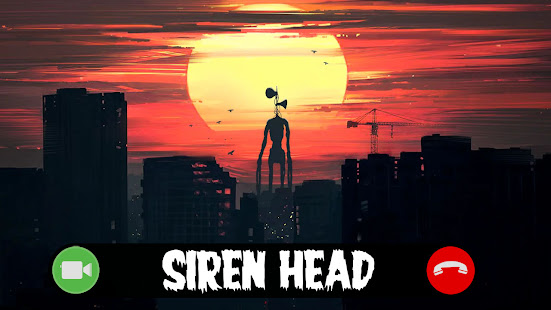 Siren Head - Video call prank الحاسوب