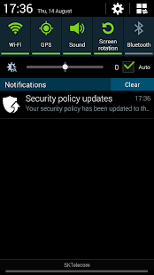Samsung Security Policy Update الحاسوب