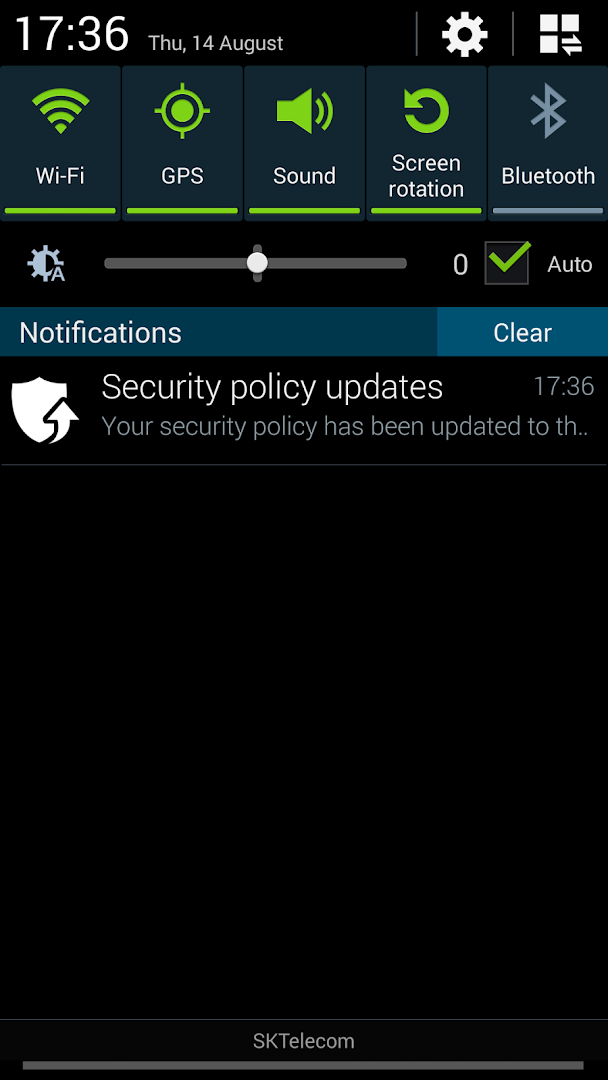 Samsung Security Policy Update para PC