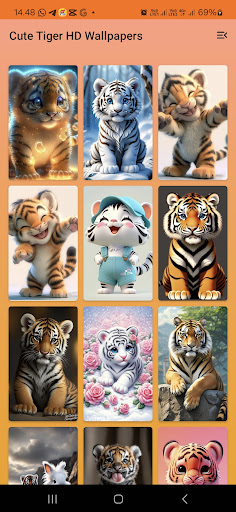 komputer Cute Tiger HD Wallpapers