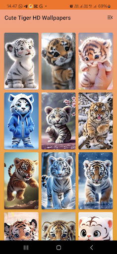 komputer Cute Tiger HD Wallpapers