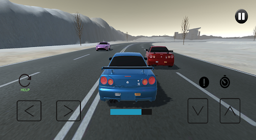 komputer Driving Skyline R34 Drift Car
