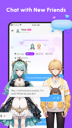 komputer Pookie - Avatar, Chat