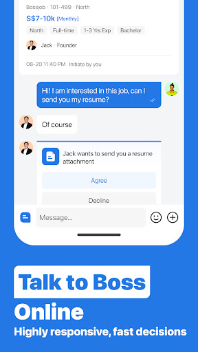 Bossjob: Chat & Job Search