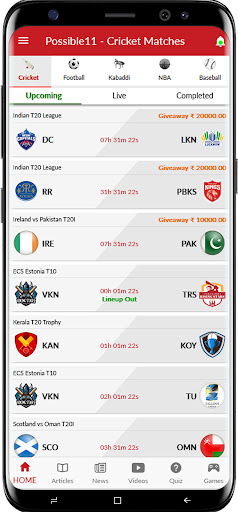 Possible11 Fantasy Prediction پی سی