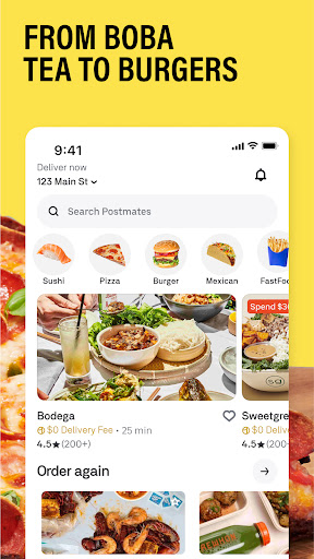 ดาวโหลด Postmates - Food Delivery บน PC ด้วย Memu