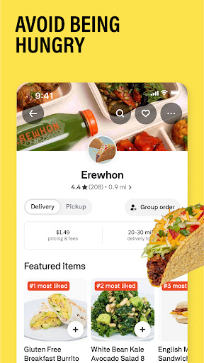 ดาวโหลด Postmates - Food Delivery บน PC ด้วย Memu