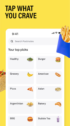 ดาวโหลด Postmates - Food Delivery บน PC ด้วย Memu