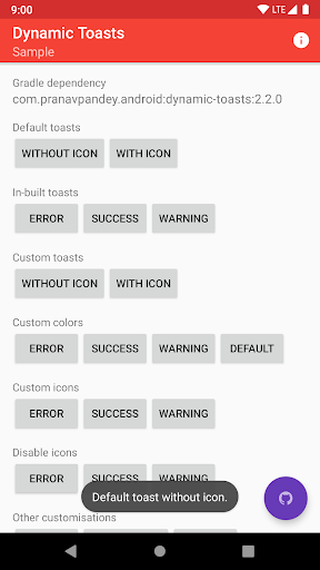 Dynamic Toasts | Library Demo电脑版