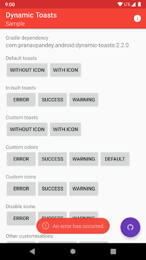 Dynamic Toasts | Library Demo電腦版