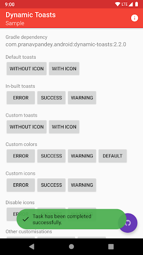 Dynamic Toasts | Library Demo电脑版